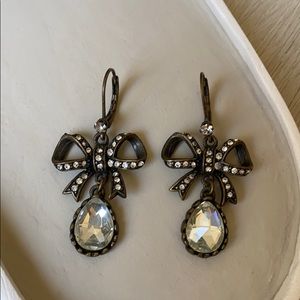 Juicy Couture Crystal Bow Earrings